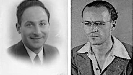 David van der Reis en Joop Abbink David van der Reis en Joop Abbink