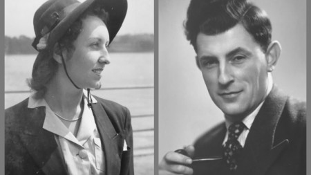 Marius van der Velden en Irmgard Wille Marius van der Velden en Irmgard Wille